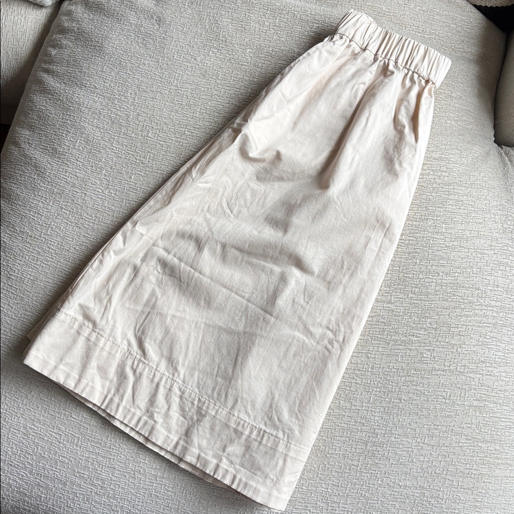 Everlane A-Line Elastic Waist Skirt